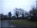 Whitewood Lane at the junction of Byers Lane