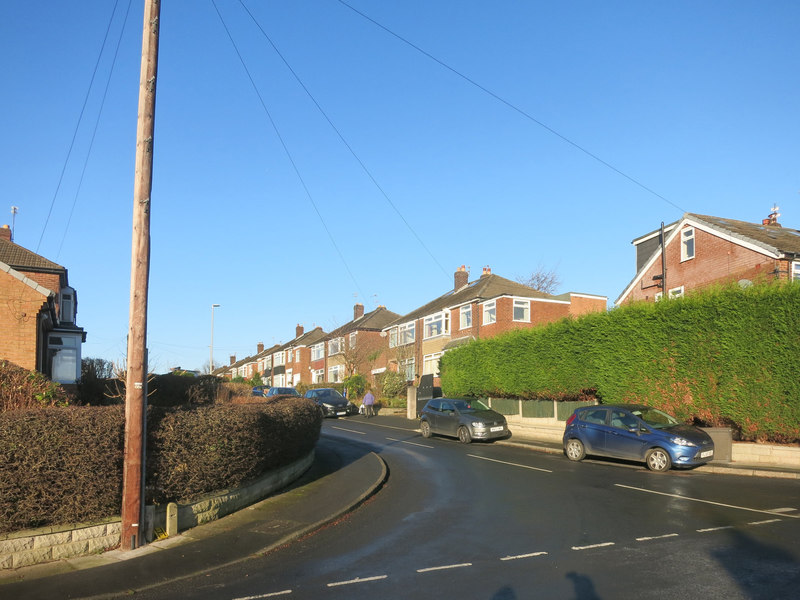 End of Church Avenue, Haughton Green © Des Blenkinsopp :: Geograph ...