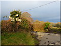 Road sign at Cross Parks, near Ilsington