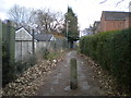 Public footpath off Tapton View Road, Stonegravels