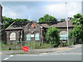 Derelict church building in Goldenhill