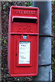 Close up, Elizabeth II postbox on Burnley Road, Vale