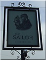 Sign for the Sailor Country Inn, Addingham