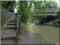 Steps up to Station Road Bridge No 135