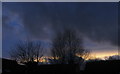 ST8180 : Evening Sky, Acton Turville, Gloucestershire 2014 by Ray Bird
