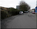 Railway embankment above Tregare Street, Newport