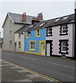 Yellow and blue house in Tenby