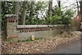 Garden wall, Salterland Road