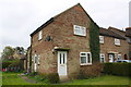 Houses at the southeast end of The Crescent