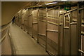 TQ3186 : Segregated passageway, Arsenal tube station by Christopher Hilton