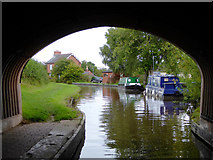 SJ4534 : Llangollen Canal south-east of Welshampton, Shropshire by Roger  D Kidd