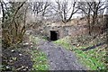 Bridge carrying mineral line over footpath