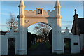 Entrance to Ayr Cemetery