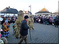 TL2797 : The Straw bears say goodbye on The Market Place - Whittlesey Straw Bear Festival 2017 by Richard Humphrey