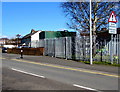 Warning sign - ambulance station, Heol Elli, Llanelli