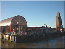 SJ3389 : The Woodside Ferry terminal by Karl and Ali