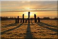 Winter Sunrise at Golspie Stone Circle