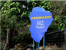 H5775 : Sign for Loughmacrory by Kenneth  Allen