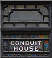 Stained glass, Conduit House, Lambs Conduit Street