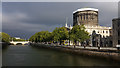 O1534 : The Four Courts and the banks of the Liffey by Doug Lee