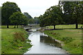 Footbridge across the River Bulbourne, Hemel Hempstead