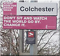 Colchester Station sign