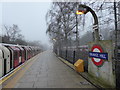 A foggy morning at Grange Hill station