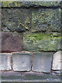 OS benchmark -Shrewsbury, Town Walls near telephone exchange