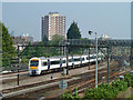 Down c2c train near East Ham depot