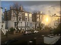 TQ2785 : Blinding reflection, Upper Park Road, Belsize Park by Kate Jewell