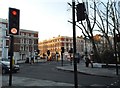 St Johns Wood Road at the junction of Maida Vale