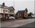 Warning sign - Patrol/Hebryngwr, Chester Road, Flint