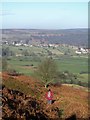 Path descending from Castleton Rigg