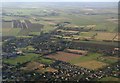 North Somercotes (west), cemetery and Eau Bank: aerial 2017