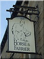 Sign for the Horse & Farrier public house, Otley