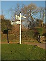 Signpost at Blisland