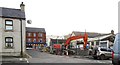 The site of the demolished Ulster Bank, Newcastle