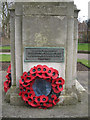 TQ3276 : Memorial to the First Surrey Rifles, St Giles' churchyard, Camberwell Church Street, London by Robin Stott