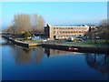 Government offices beside the River Leven