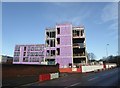 Newcastle-under-Lyme: new public sector hub under construction