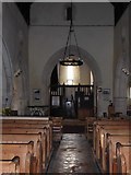 SU6120 : Inside St Andrew, Meonstoke (d) by Basher Eyre