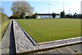 Bowling green and pavilion, Marina Bowling Club, Sandy Lane, north Dawlish