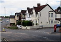 Houses at the southern end of Waterloo Road, Newport