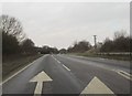 The  A1079  passing  Wilberfoss  toward  Kexby  Bridge