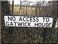 Pre-Worboys sign on the corner of Perrylands Lane, Smallfield