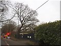 Temporary traffic lights on Broadbridge Lane