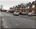 Walnut Tree Avenue houses and speed bump, Hereford