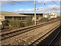 View from a Peterborough-London train - industrial premises at Sandy