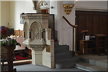 SE6052 : Church of St Thomas with St Maurice - pulpit by N Chadwick