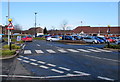 Zebra crossing in the Tesco superstore site, Belmont, Hereford